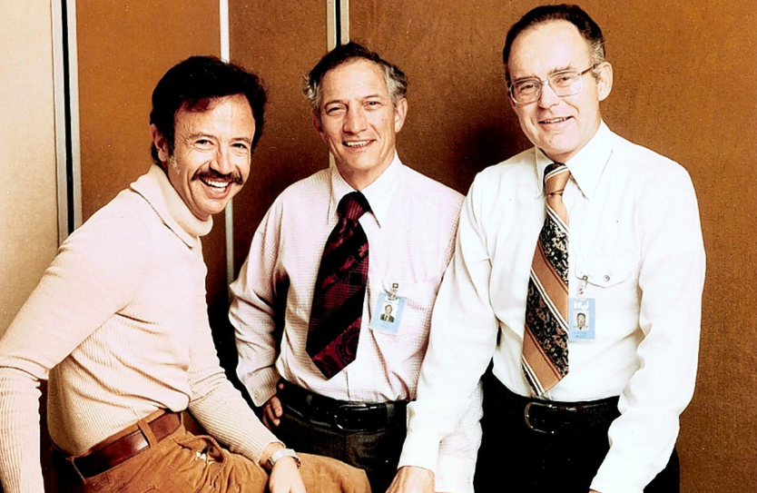 Robert Noyce, Gordon Moore, and Andy Grove ..